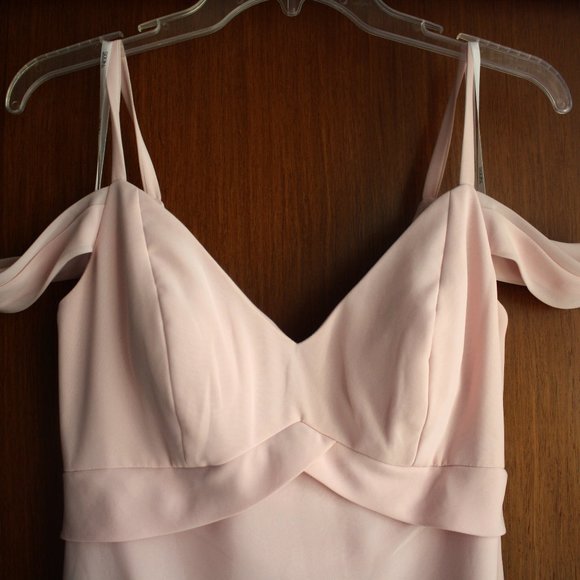 Kleinfeld Bridal Cold-Shoulder Bridesmaids Dress - Picture 3 of 8